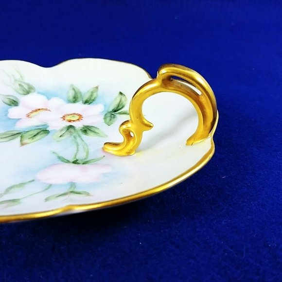Candy Trinket Dish Hand Painted Artisan Signed 1958 Zeh Scherzer Bavaria - Picture 8 of 9